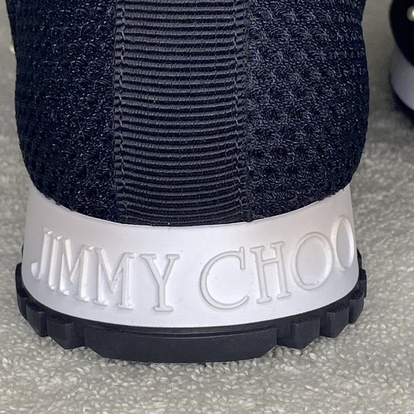 Jimmy Choo Oakland Mesh & Suede Studded Slip-On Sneakers (EUR 41 / US 7.5) - Picture 5 of 7